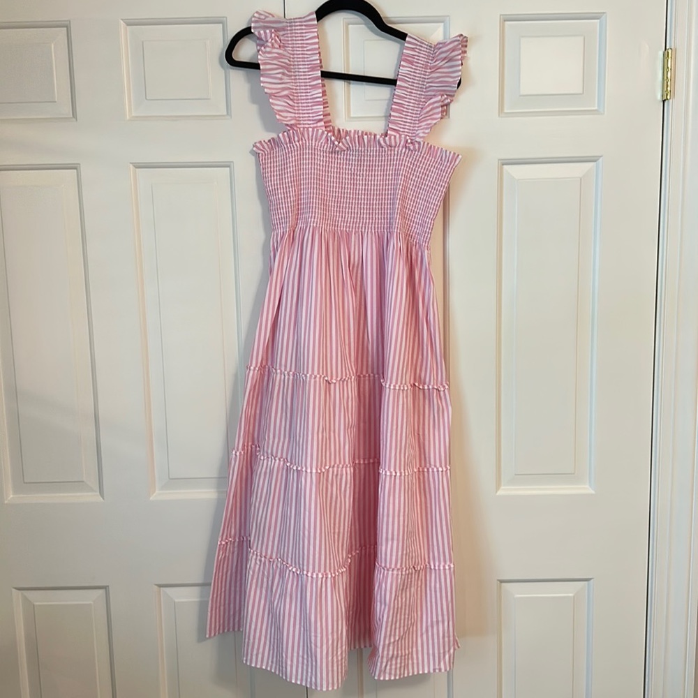 Hill House Ellie Nap Dress - Bubblegum Stripe